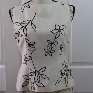 David Warren Tops - David Warren Black and White top David Warren Tops - David Warren Black and White top